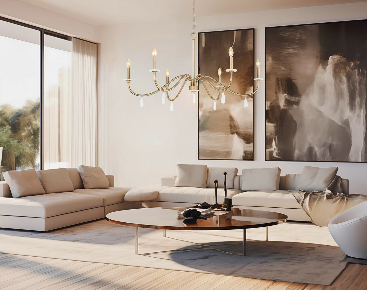 Lustre Toussant Or moderne, 45" – vue 7