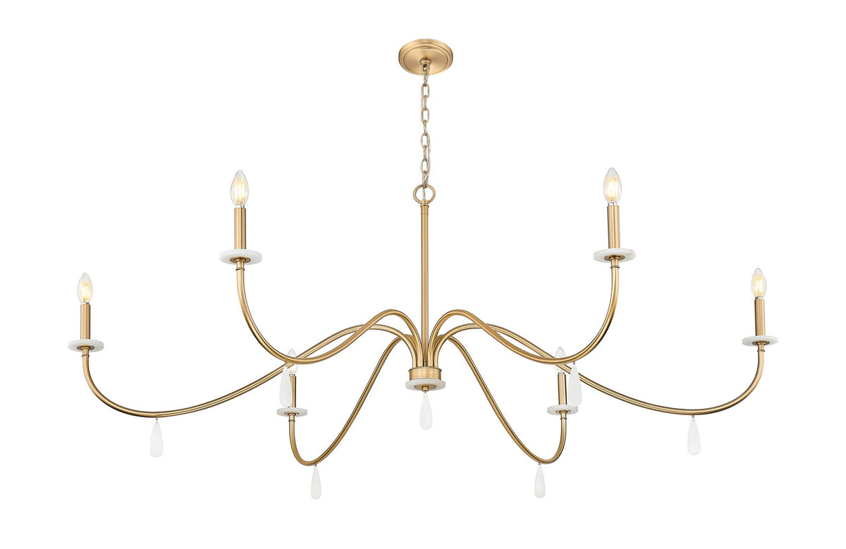 Lustre Toussant Or moderne, 63" – vue 4