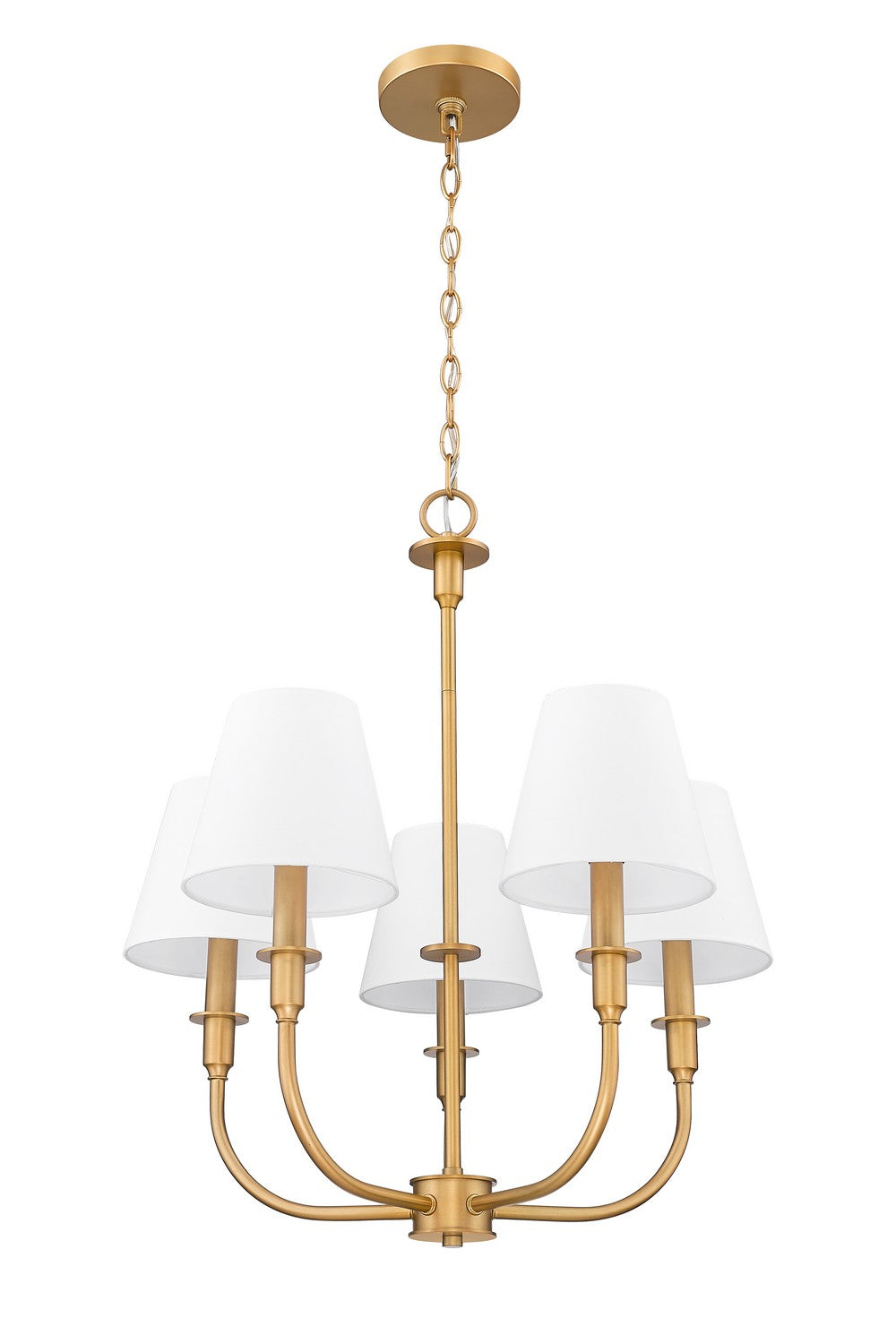 Lustre Tova Laiton frotté, 22 1/2" – vue 5