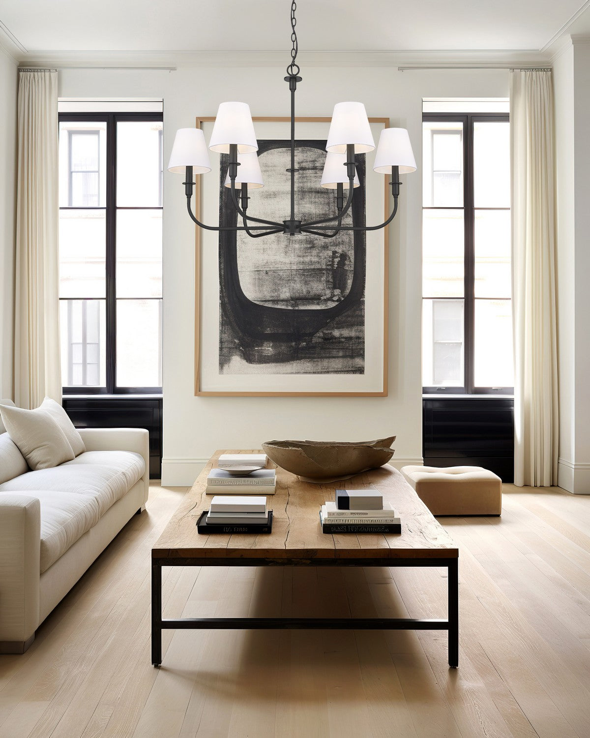 Lustre Tova Noir mat, 36 1/2" – vue 7