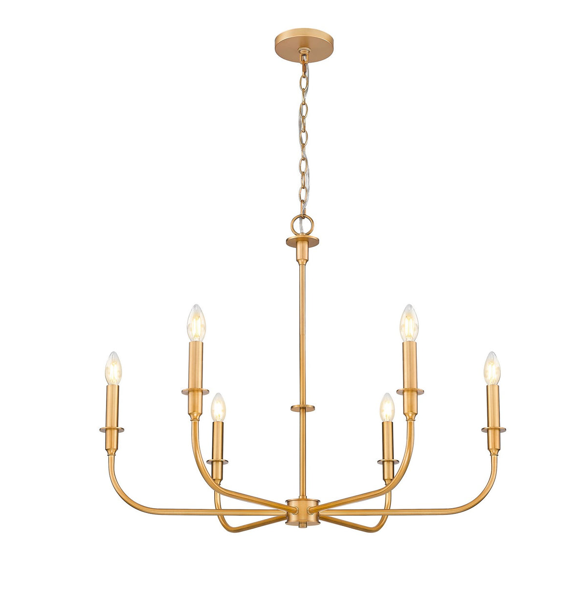 Lustre Tova Laiton frotté, 36 1/2" – vue 2