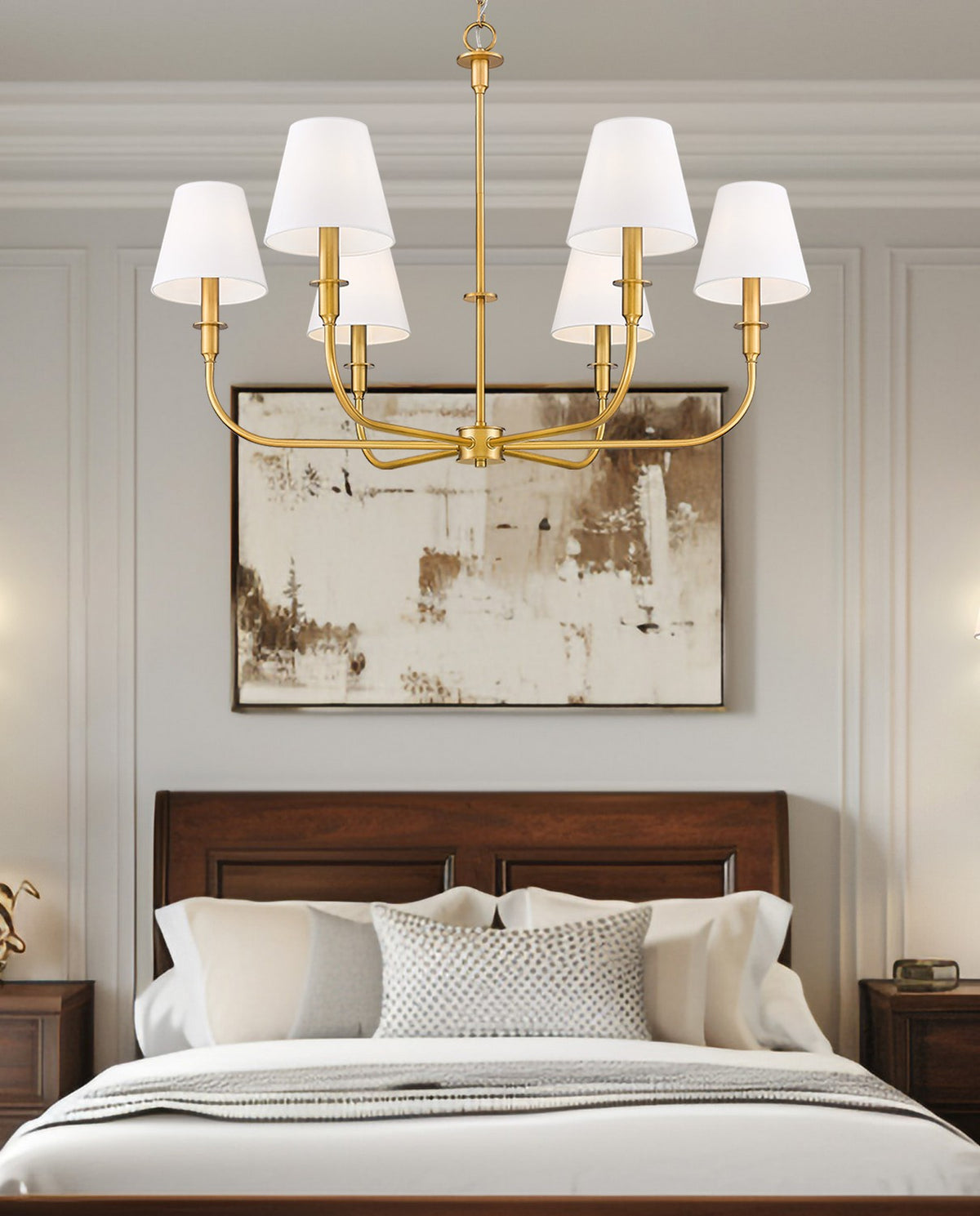 Lustre Tova Laiton frotté, 36 1/2" – vue 8