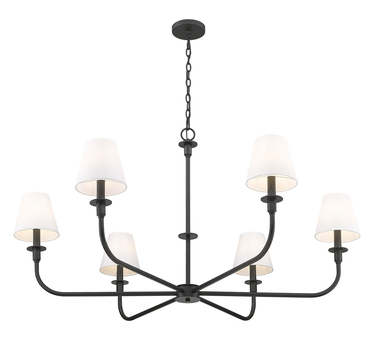 Lustre Tova Noir mat, 48 3/4" – vue 5