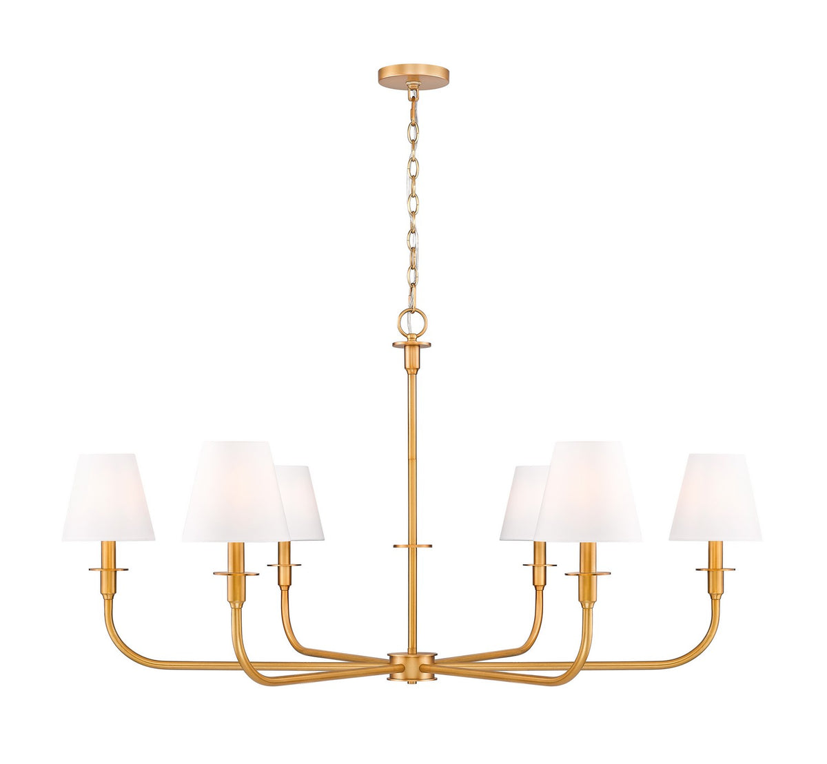 Lustre Tova Laiton frotté, 48 3/4" – Z-Lite
