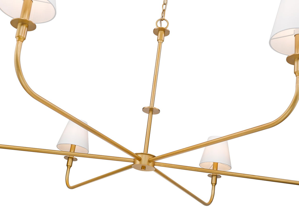Lustre Tova Laiton frotté, 65 3/4" – vue 5