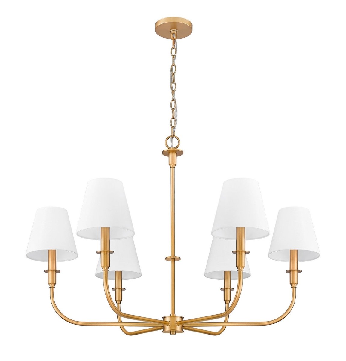Lustre Tova - Laiton frotté 65 3/4" by Z-Lite | Luminaires & cie