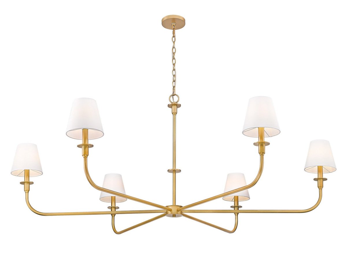 Lustre Tova - Laiton frotté 65 3/4" by Z-Lite | Luminaires & cie