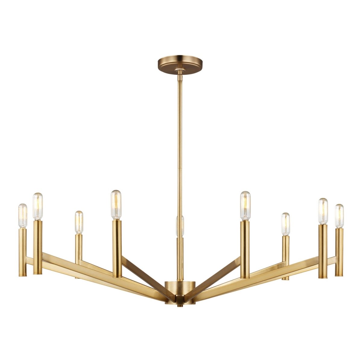 Lustre Vector - Laiton satiné 36" by Visual Comfort Studio | Luminaires & cie