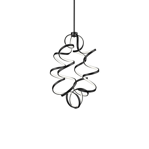 Lustre vertical Synergy Noir, 23 5/8" – Kuzco Lighting