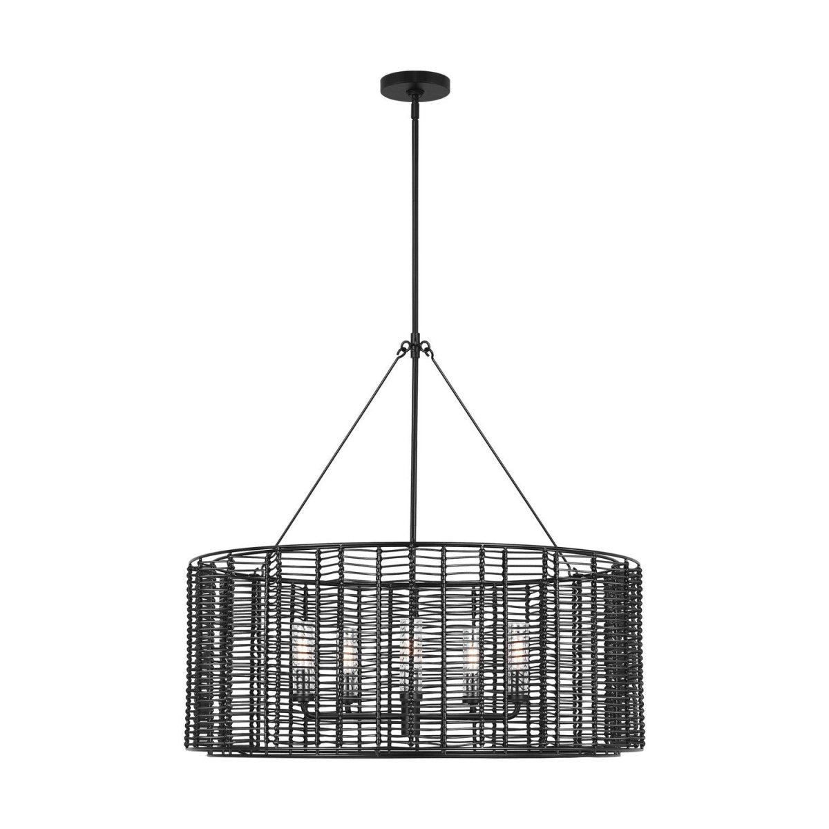 Lustre Winslow - Noir minuit 35 3/4" by Visual Comfort Studio | Luminaires & cie