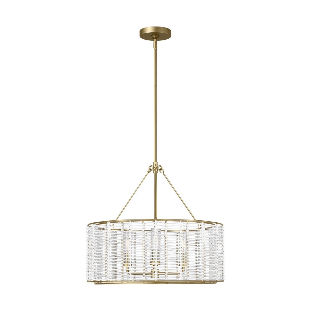 Lustre Winslow - Laiton pulvérisé 23 3/4" by Visual Comfort Studio | Luminaires & cie