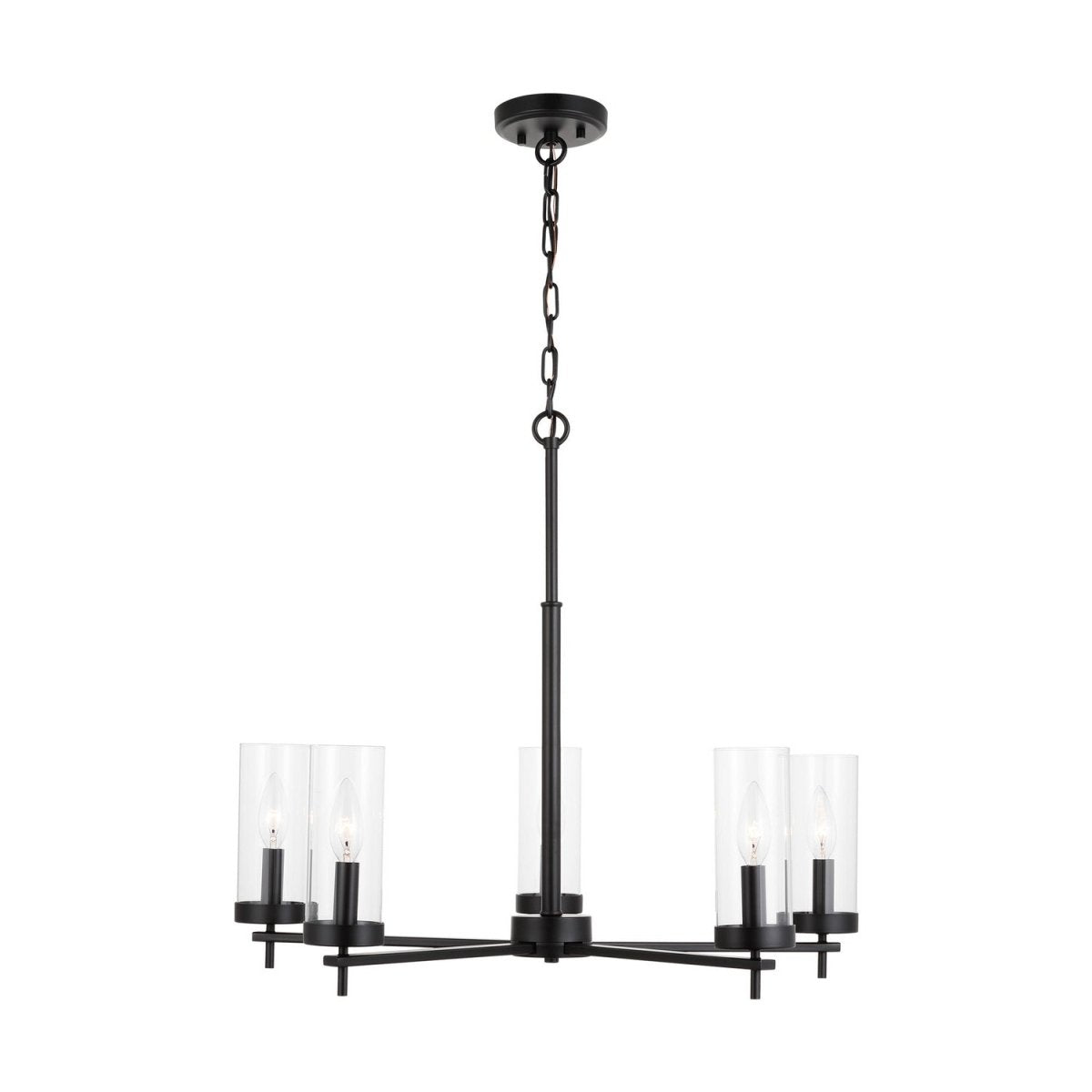 Lustre Zire - Noir minuit 26" by Visual Comfort Studio | Luminaires & cie