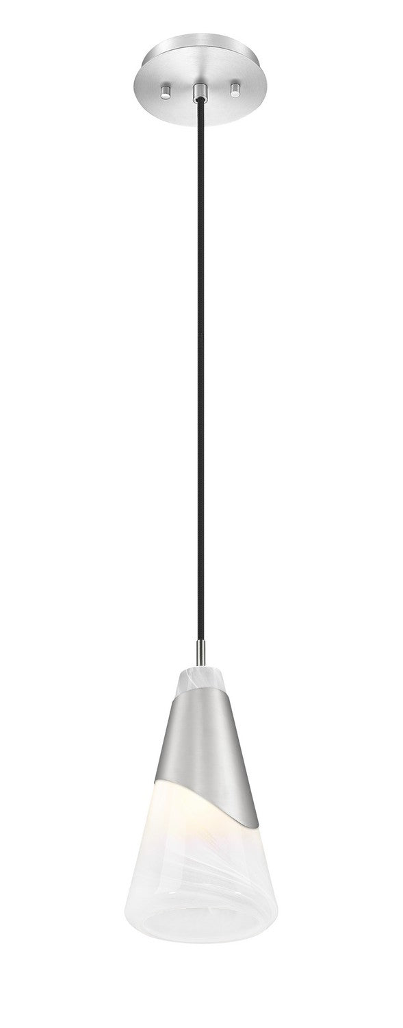 Mini-suspension Aimie Câble, Nickel brossé, 13 1/4" – vue 3