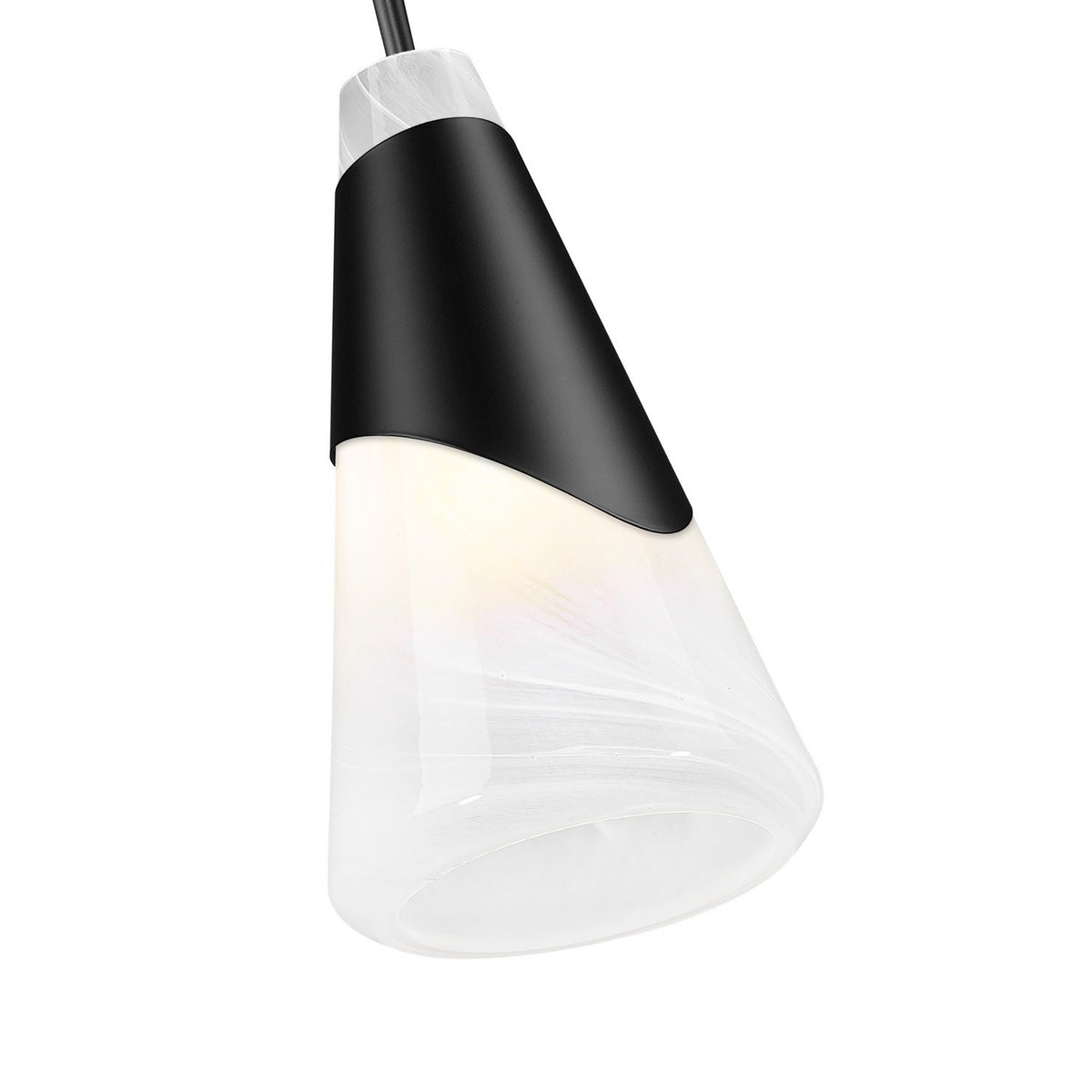 Mini-suspension Aimie Câble, Noir mat, 13 1/4" – vue 4