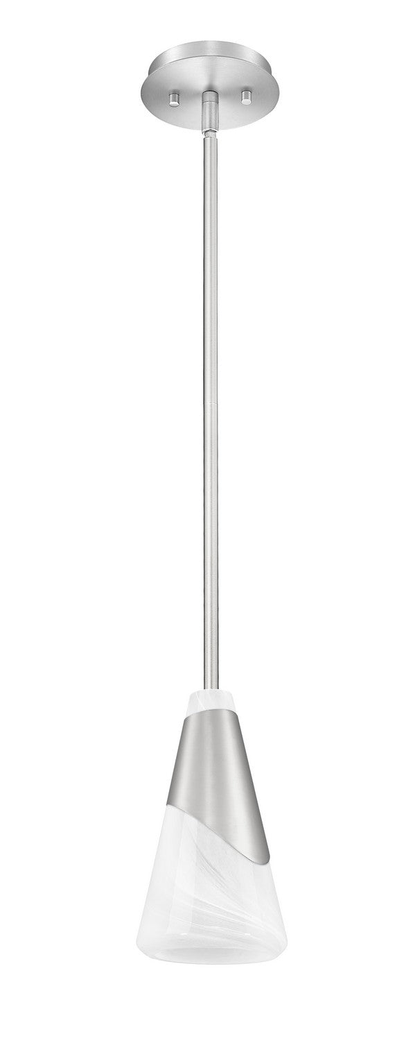 Mini-suspension Aimie Tige, Nickel brossé, 13 1/4" – vue 5