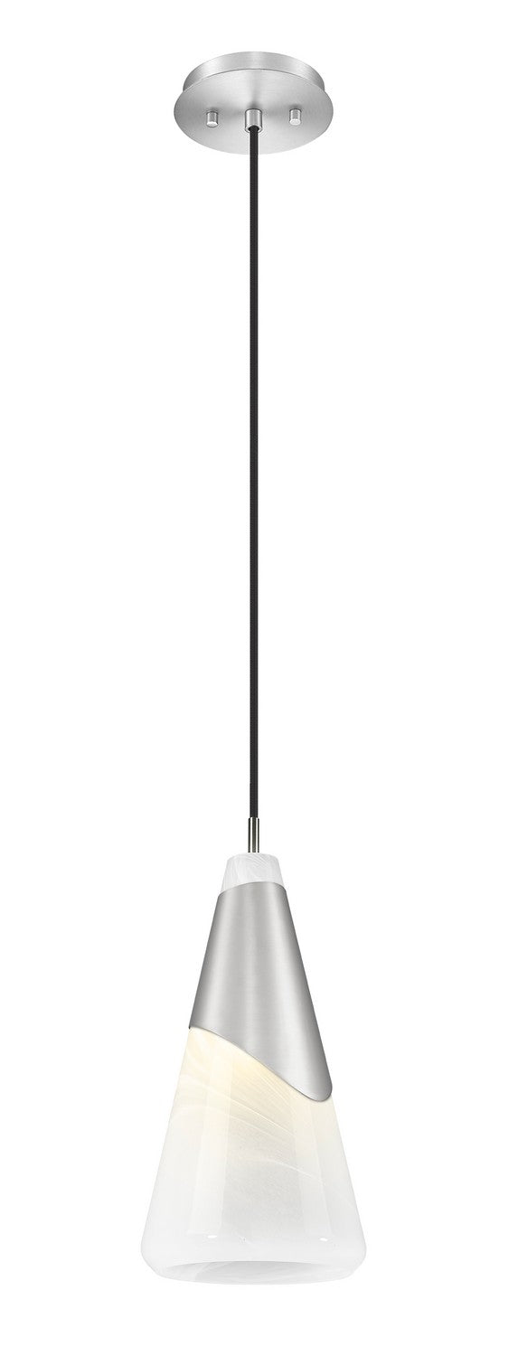 Mini-suspension Aimie Câble, Nickel brossé, 15 3/4" – vue 2