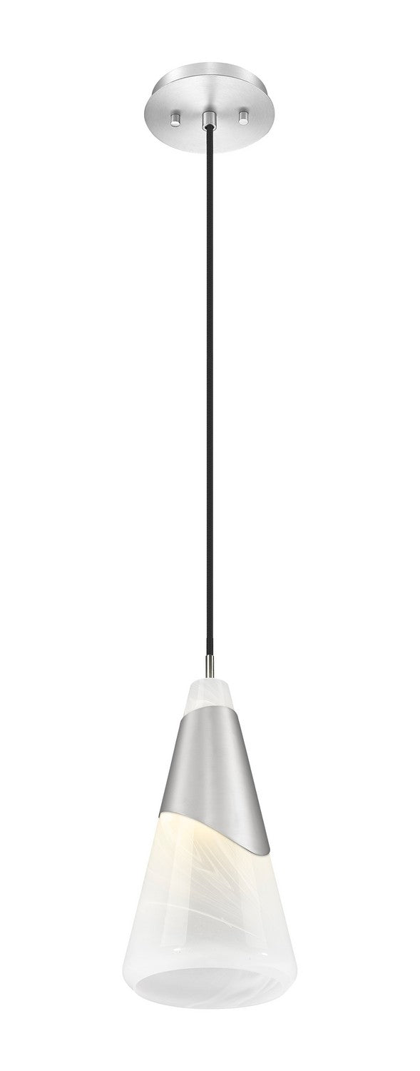 Mini-suspension Aimie Câble, Nickel brossé, 15 3/4" – vue 3