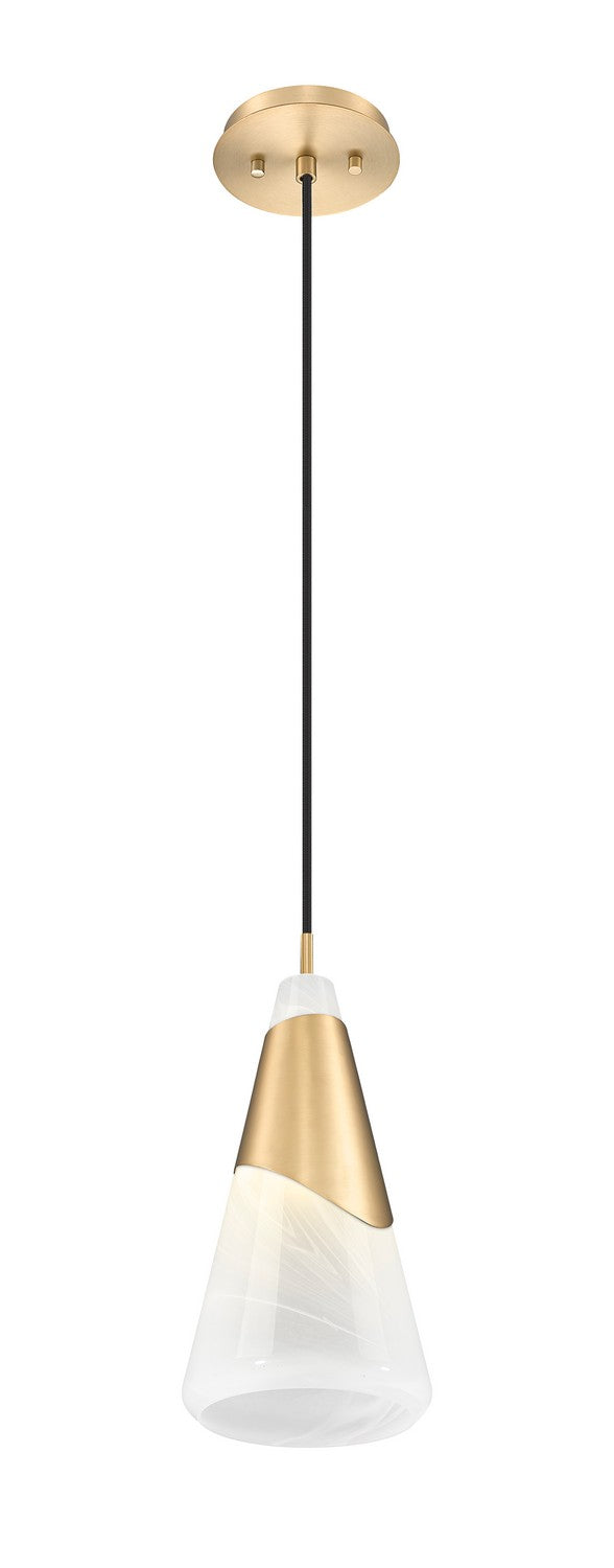 Mini-suspension Aimie Câble, Or moderne, 15 3/4" – vue 3