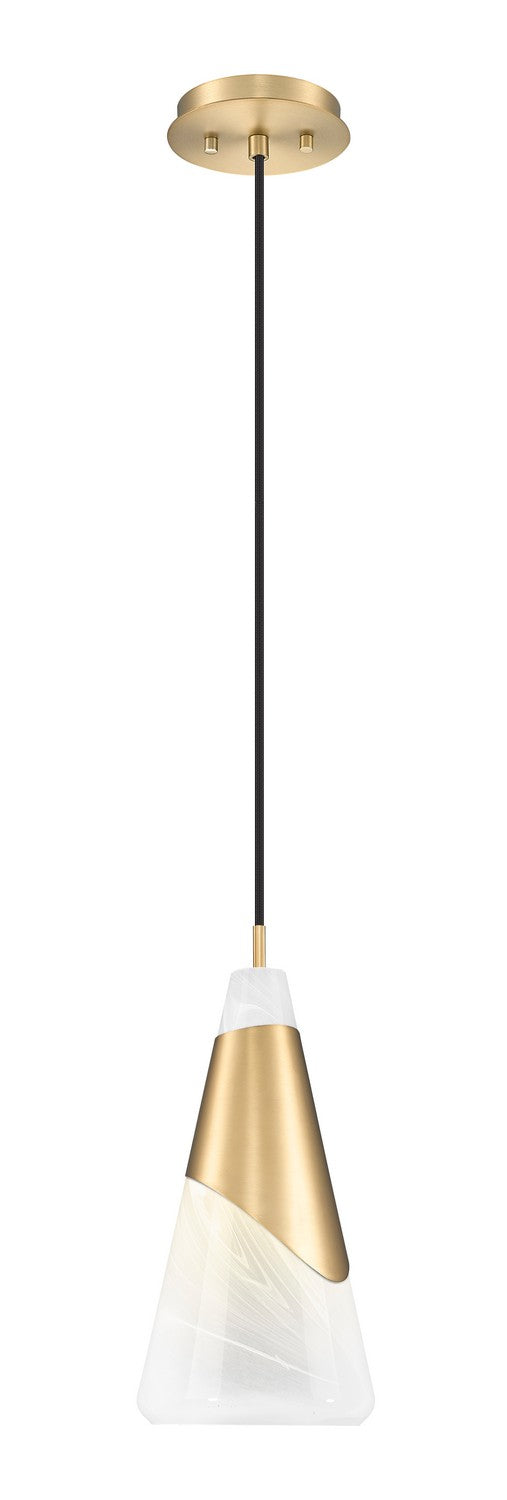 Mini-suspension Aimie Câble, Or moderne, 15 3/4" – Z-Lite