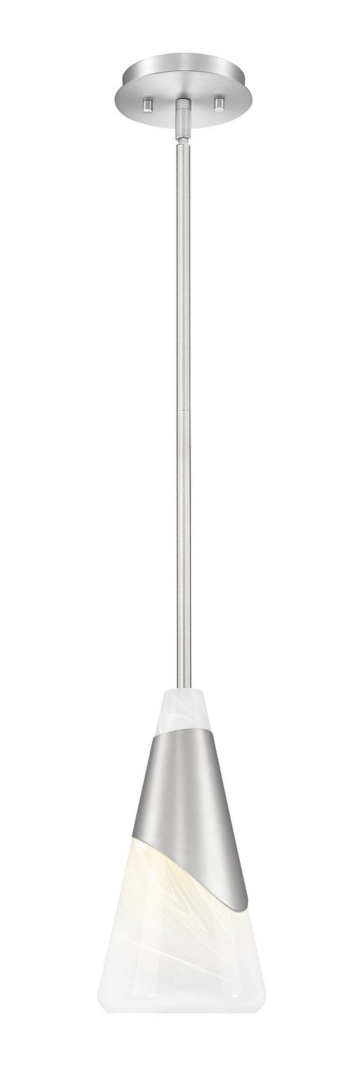 Mini-suspension Aimie Tige, Nickel brossé, 15 3/4" – Z-Lite