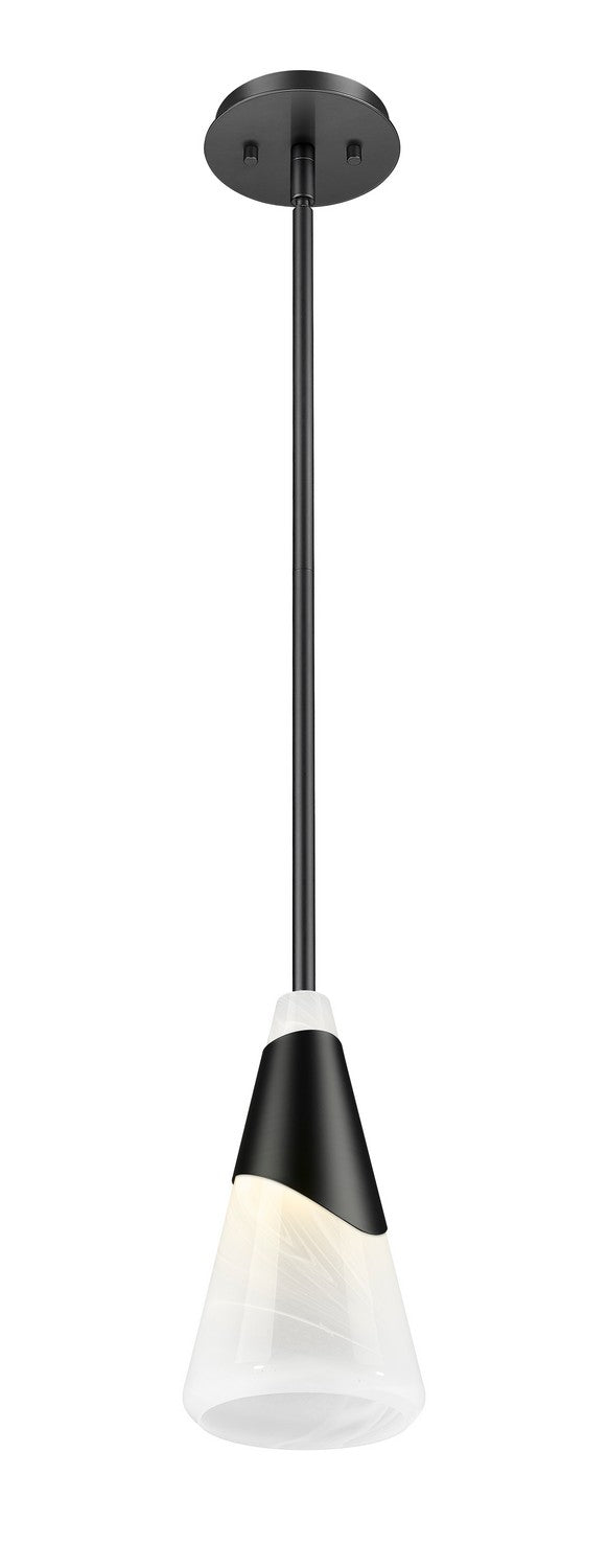 Mini-suspension Aimie Tige, Noir mat, 15 3/4" – vue 2