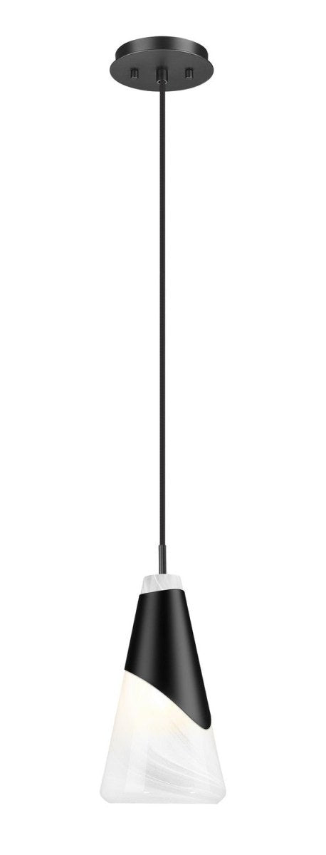 Mini-suspension Aimie - Câble Noir mat 13 1/4" by Z-Lite | Luminaires & cie