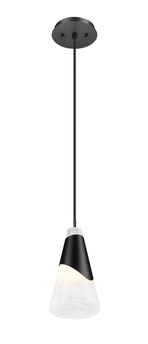 Mini-suspension Aimie - Tige Or moderne 15 3/4" by Z-Lite | Luminaires & cie
