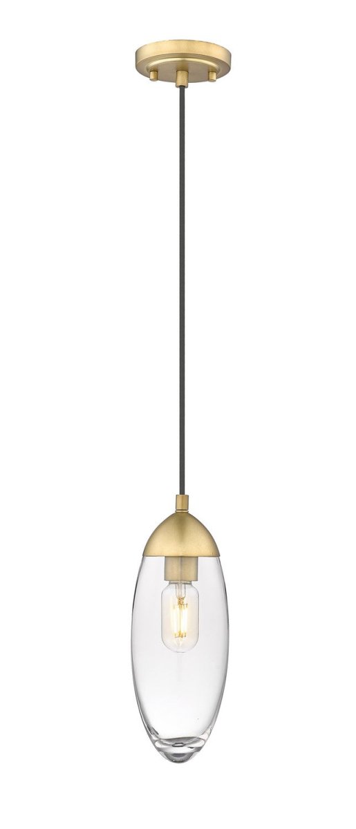 Mini-suspension Arden - Laiton frotté Fer by Z-Lite | Luminaires & cie