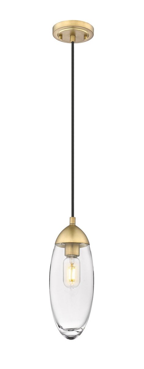 Mini-suspension Arden - Laiton frotté Acier by Z-Lite | Luminaires & cie