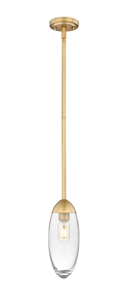Mini-suspension Arden - Laiton frotté Acier by Z-Lite | Luminaires & cie