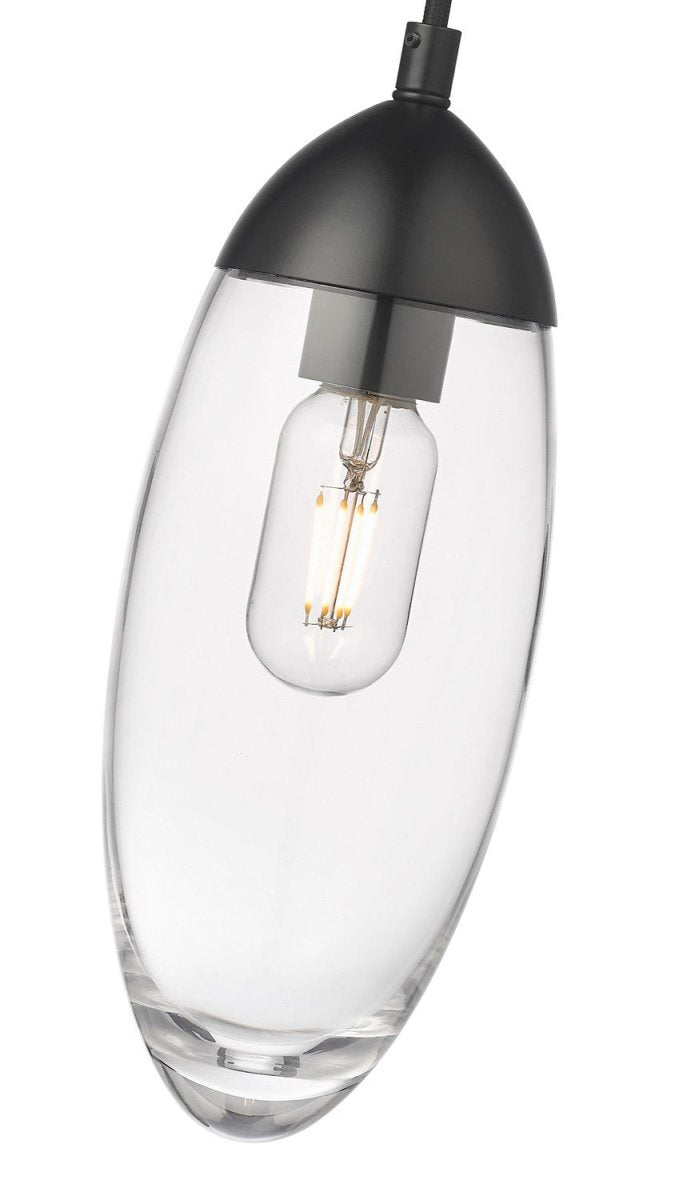 Mini-suspension Arden - Laiton frotté Acier by Z-Lite | Luminaires & cie