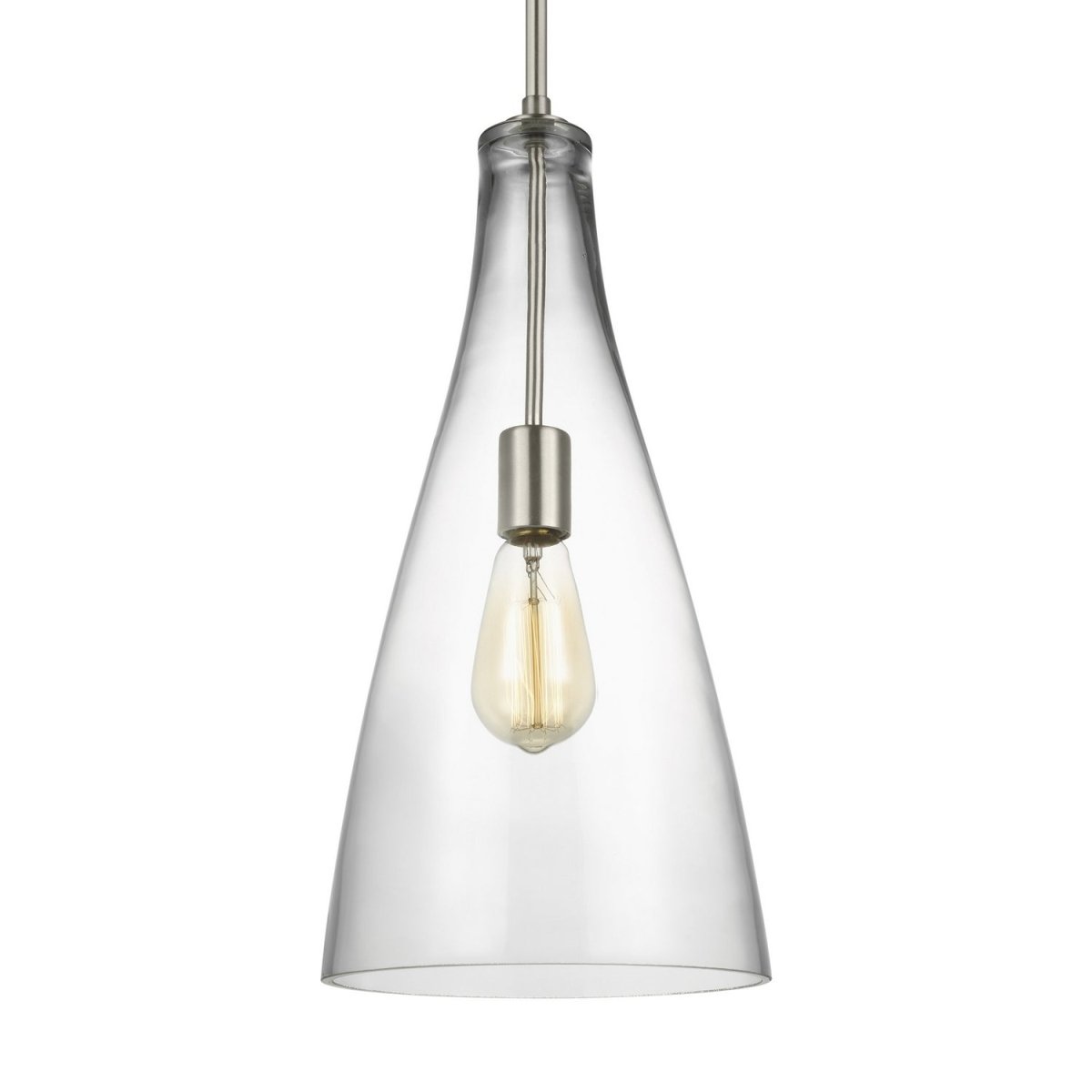 Mini-suspension Arilda - Nickel brossé by Visual Comfort Studio | Luminaires & cie