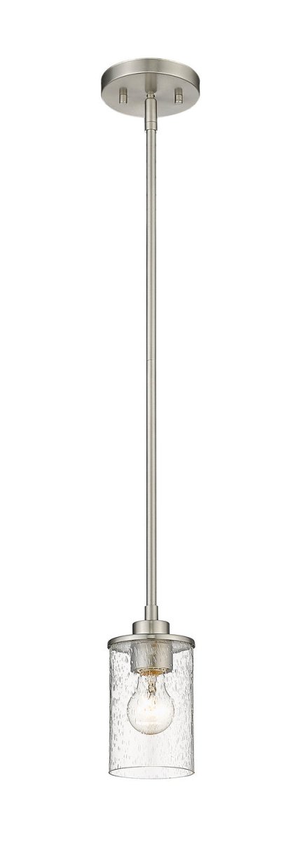 Mini-suspension Beckett - Nickel brossé by Z-Lite | Luminaires & cie