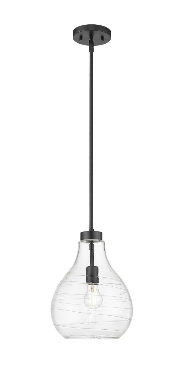Mini-suspension Bon Air - Noir mat by Z-Lite | Luminaires & cie