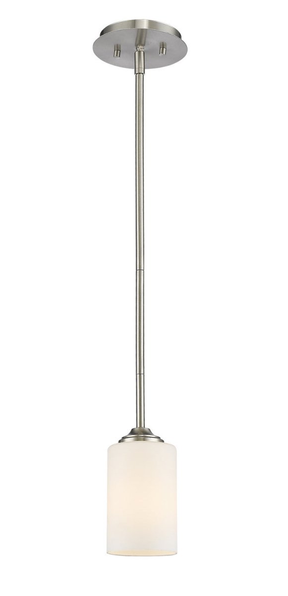 Mini-suspension Bordeaux - Nickel brossé by Z-Lite | Luminaires & cie