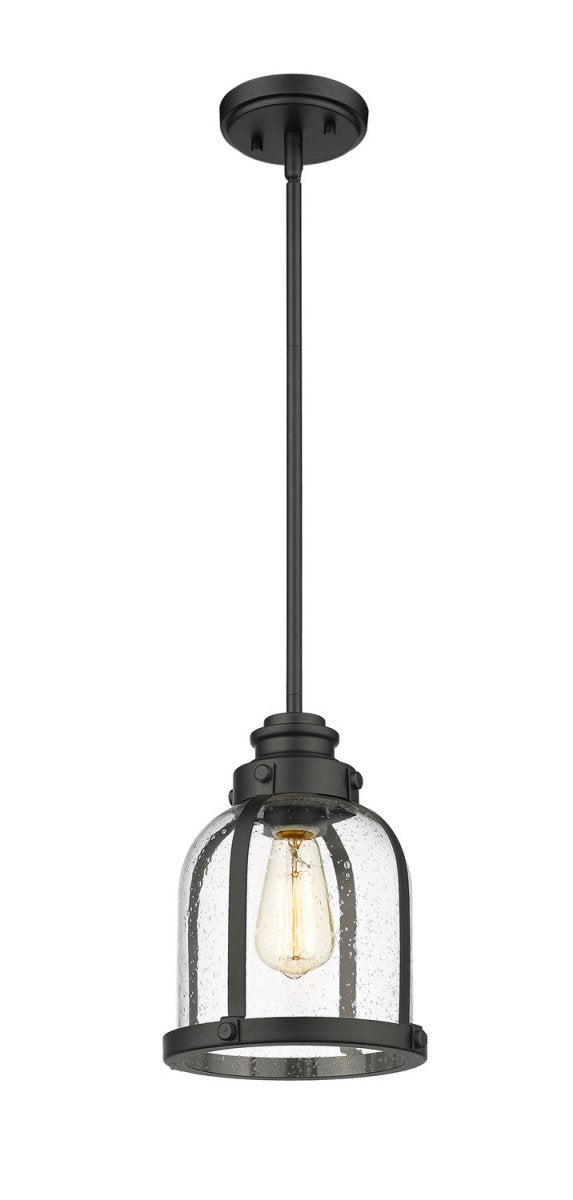 Mini-suspension Burren - Noir mat by Z-Lite | Luminaires & cie