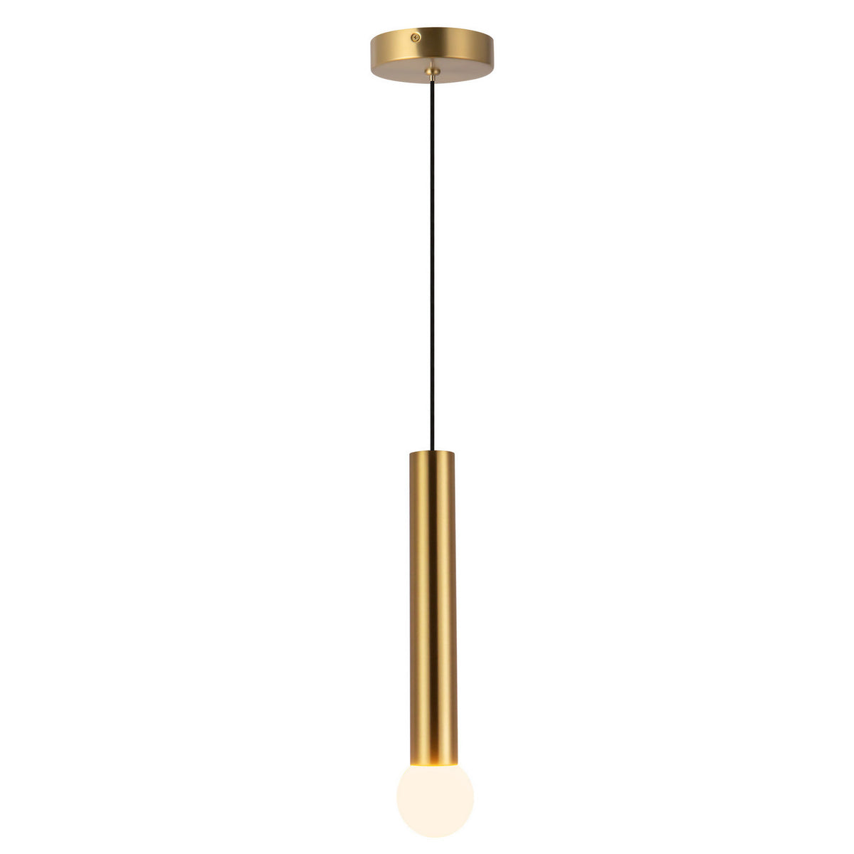 Mini-suspension Calla Or brossé – Kuzco Lighting