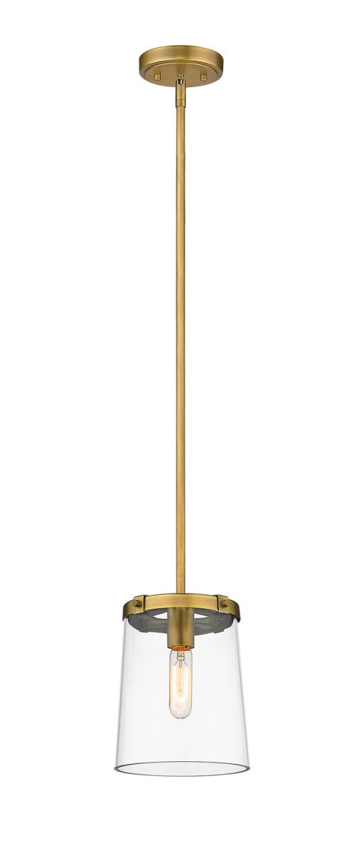Mini-suspension Callista - Laiton frotté 7 1/2" by Z-Lite | Luminaires & cie