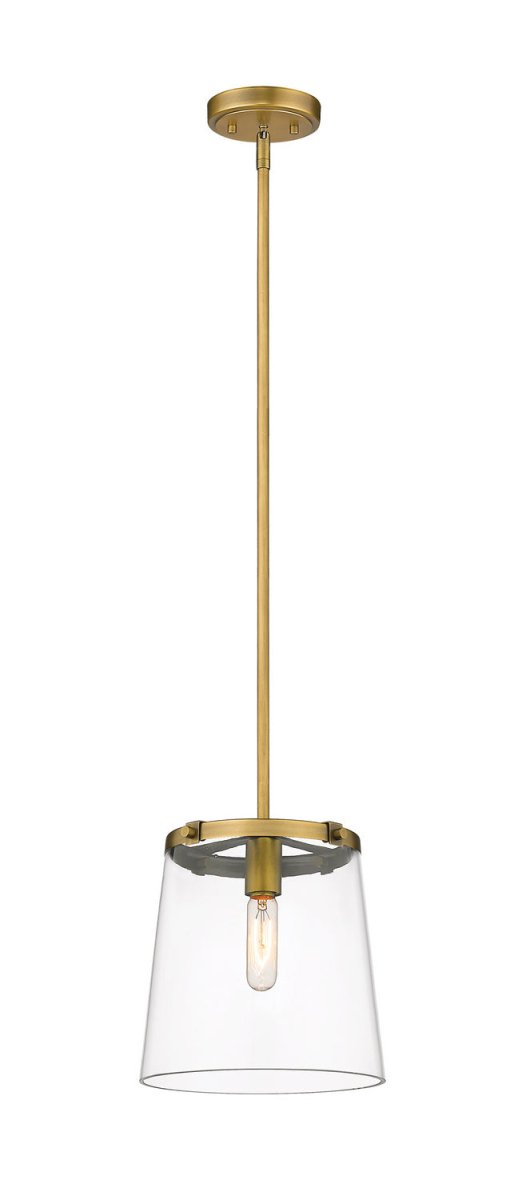 Mini-suspension Callista - Laiton frotté 10" by Z-Lite | Luminaires & cie