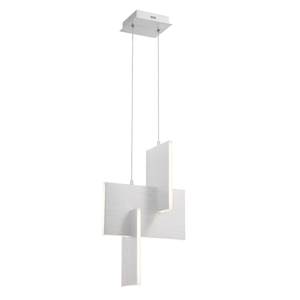 Mini-suspension Coburg Argent anodisé – vue 3