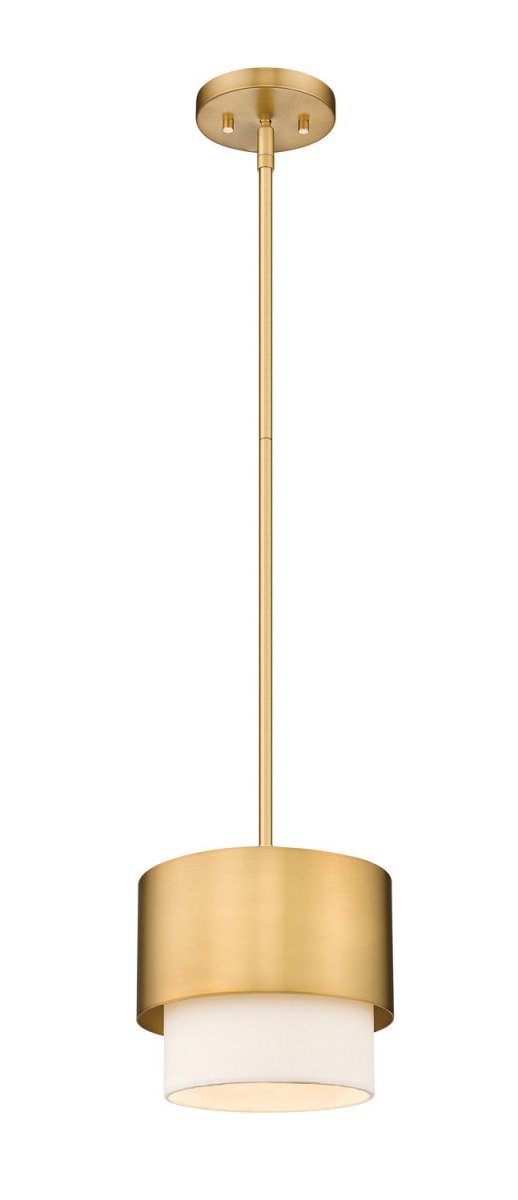 Mini-suspension Counterpoint - Or moderne by Z-Lite | Luminaires & cie