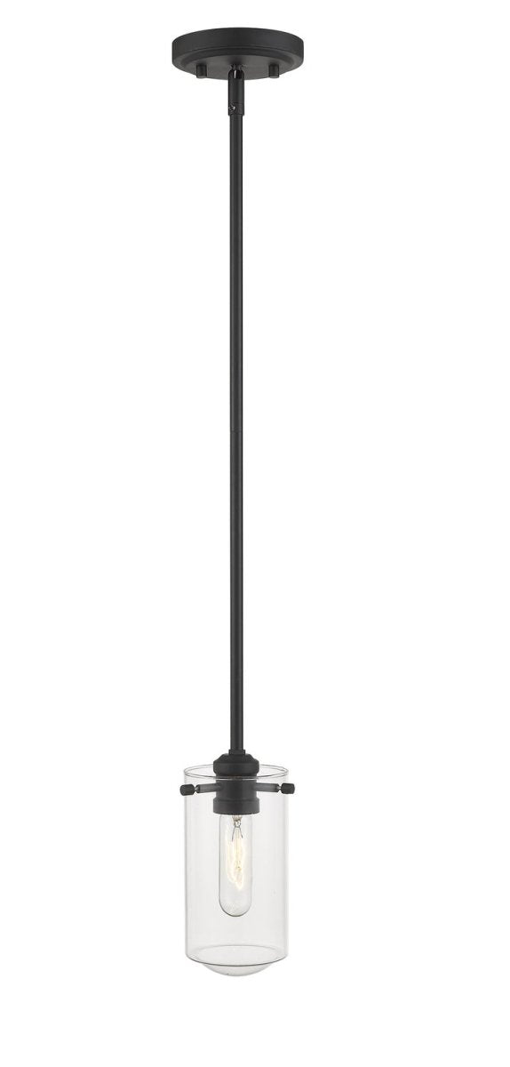 Mini-suspension Delaney - Noir mat by Z-Lite | Luminaires & cie