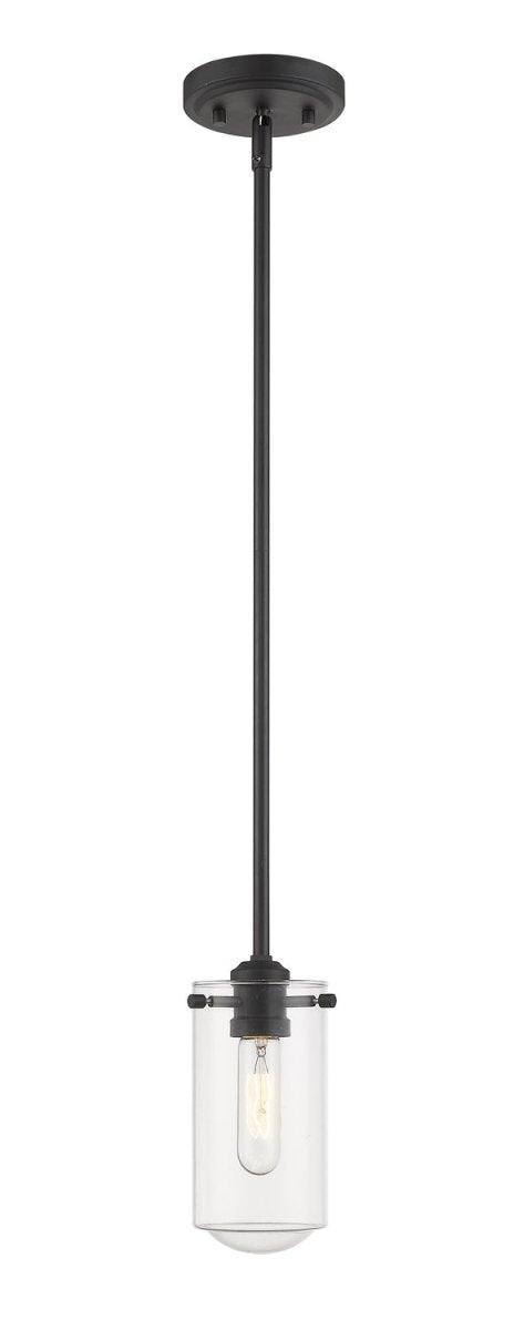 Mini-suspension Delaney - Noir mat by Z-Lite | Luminaires & cie