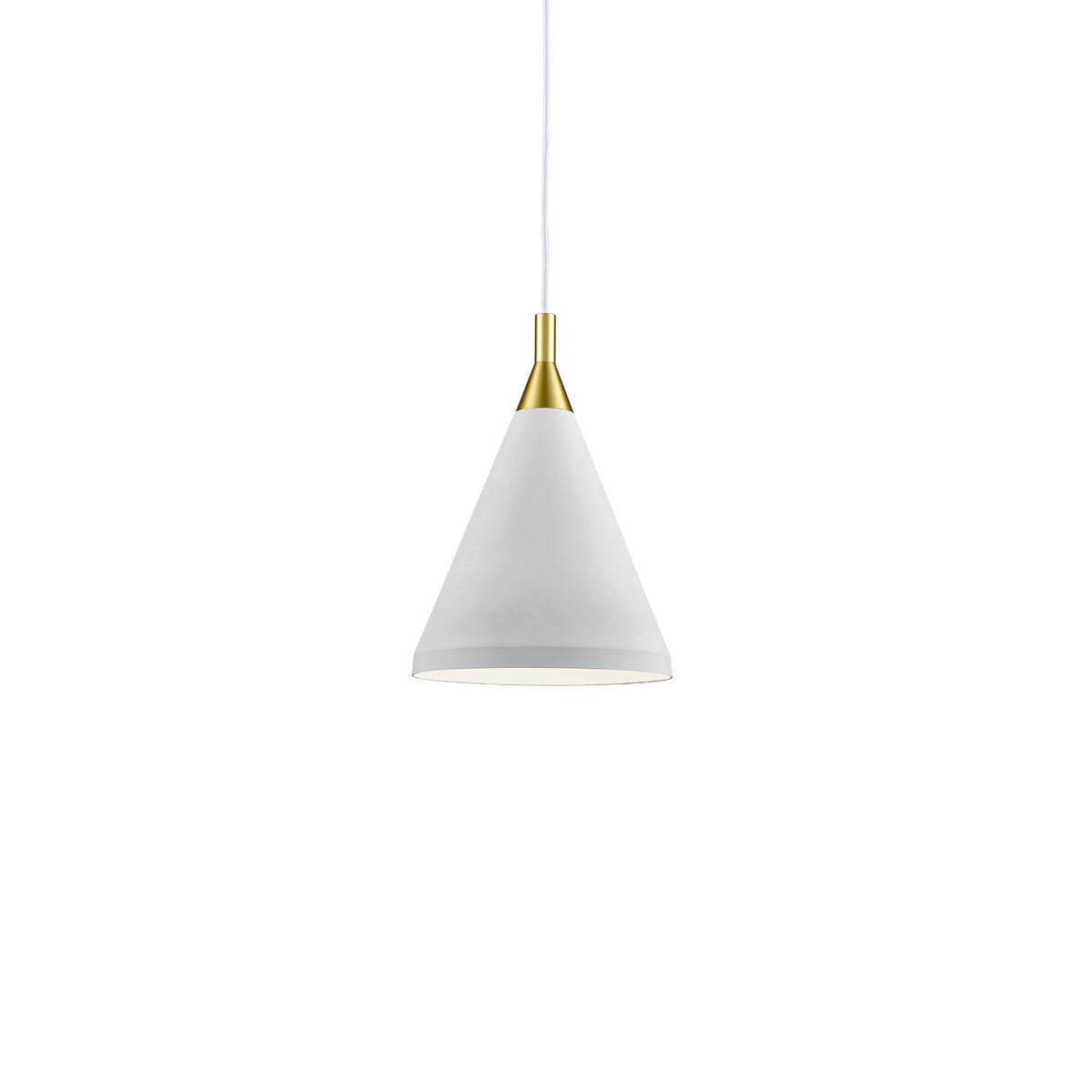 Mini-suspension Dorothy Blanc / Or – Kuzco Lighting