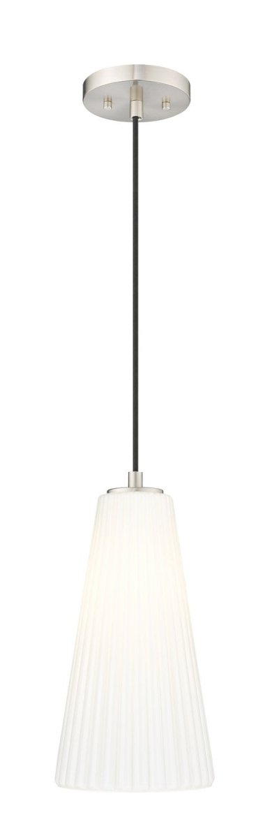 Mini-suspension Farrell - Câble Nickel brossé 13 3/4" by Z-Lite | Luminaires & cie