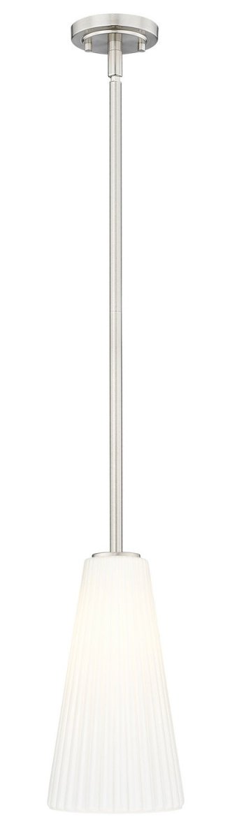 Mini-suspension Farrell - Tige Nickel brossé 13 3/4" by Z-Lite | Luminaires & cie
