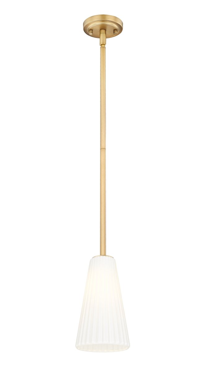 Mini-suspension Farrell - Tige Or moderne 13 3/4" by Z-Lite | Luminaires & cie