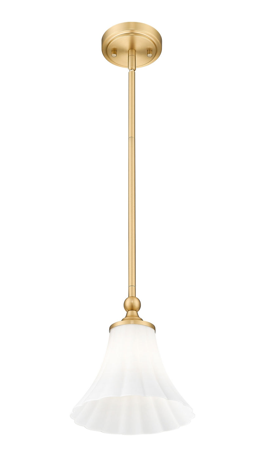 Mini-suspension Fleur Or moderne – vue 2