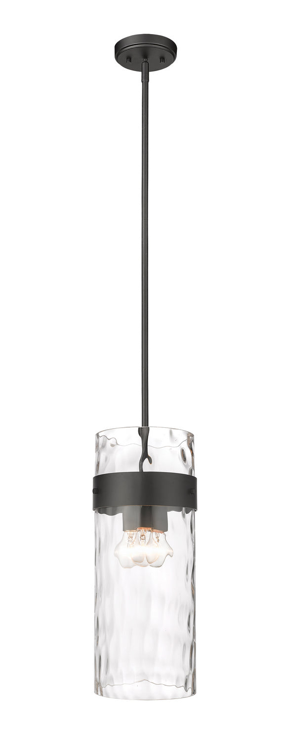 Mini-suspension Fontaine Tige, Noir mat, 9" – Z-Lite