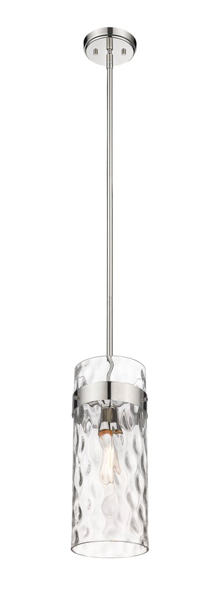 Mini-suspension Fontaine - Tige Laiton frotté 5 3/4" by Z-Lite | Luminaires & cie